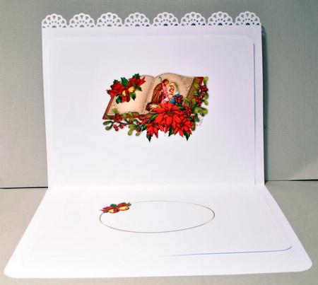 Christmas Open Book Nativity Insert by Kristina Norbat
