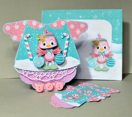 Christmas Romper Baby's First Christmas Mini Kit by Kristina Norbat