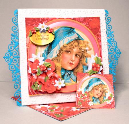 Christmas Greetings Vintage Pretty by Kristina Norbat
