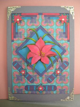 Stained Glass Lilly by Kristina Norbat