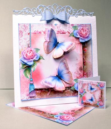 Butterfly Bliss Card Front Kit by Kristina Norbat