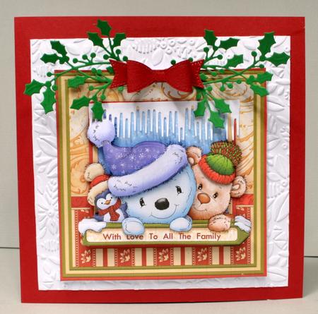 Christmas Trio 7.5 Decoupage Mini Kit by Kristina Norbat