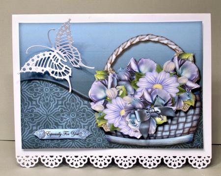 Basket with Roses 4 by Kristina Norbat