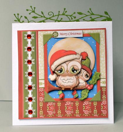 Have a Hoot of a Christmas Owls 8 by Kristina Norbat