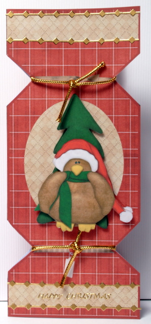 Snow Bird Christmas Cracker by Kristina Norbat
