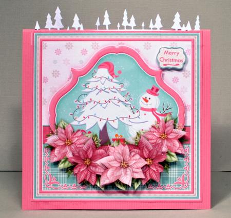 Snowman & Christmas Tree 8x8 Decoupage Mini Kit by Kristina Norbat