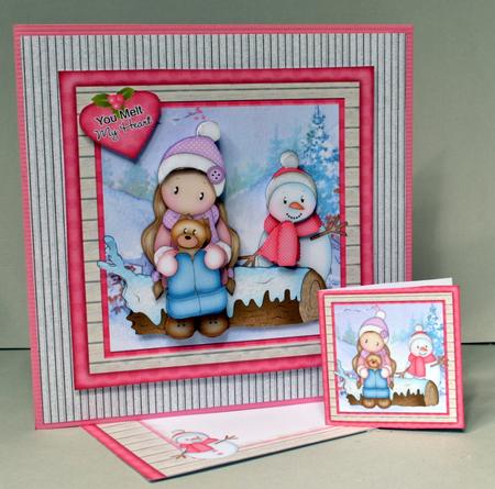 In the Meadow We Can Build a Snowman Mini Kit by Kristina Norbat