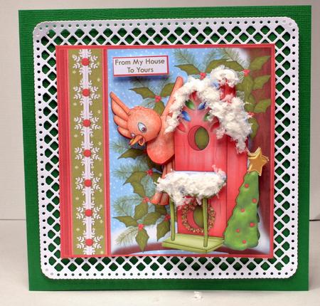 From Our House to Yours Christmas 7.5 Decoupage Mini Kit by Kristina Norbat