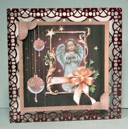Christmas Angel 8x8 Mini Kit by Kristina Norbat