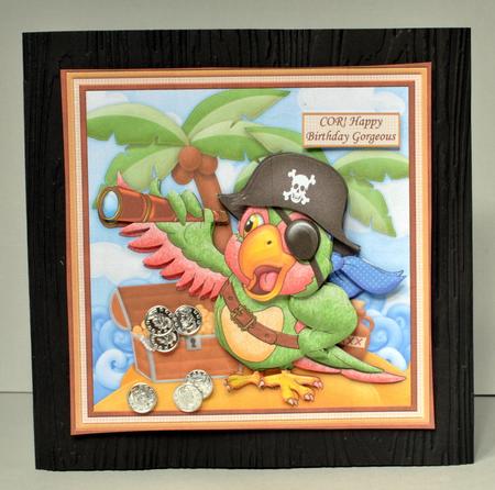 Shiver Me Timbers Youre How Old 8x8 Decoupage Mini Kit by Kristina Norbat