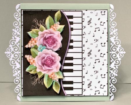 Music & Gorgeous Roses Mini Kit by Kristina Norbat
