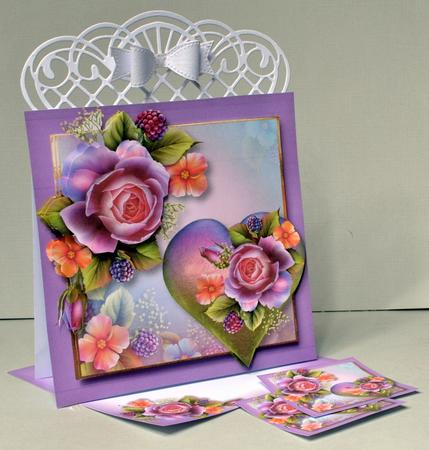 Hearts & Flowers - English Roses by Kristina Norbat