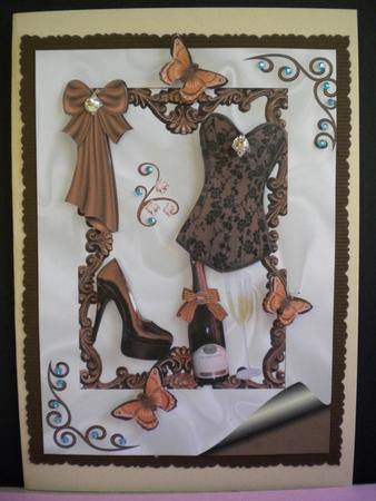Gorgeous Choc/brown Ladies Accessories in Ornate Frame by Kristina Norbat