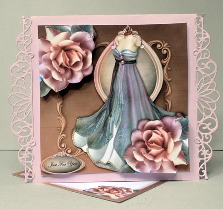 Beautiful Dress & Roses Mini Kit by Kristina Norbat