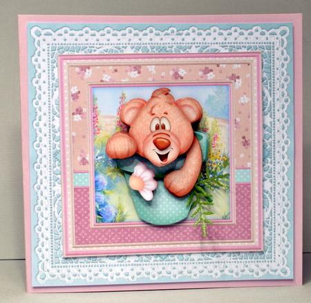 Totally Potty 8x8 Decoupage Mini Kit by Kristina Norbat