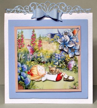 Penny for Your Thoughts 7x7 Card and Decoupage by Kristina Norbat
