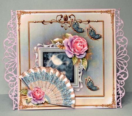 Blissful Blue Frost Card Topper 2 by Kristina Norbat