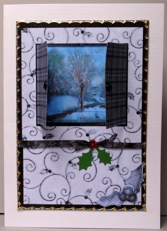 Open the Door! Winter Wonderland Card by Kristina Norbat