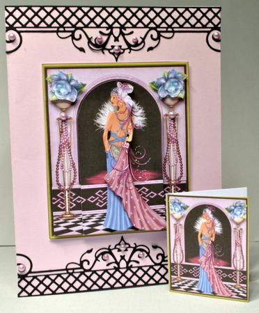 Stunning Flapper Lady No 18 Mini Kit by Kristina Norbat