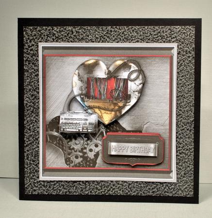 Heart of the Computer 8in x 8in Decoupage Mini Kit by Kristina Norbat