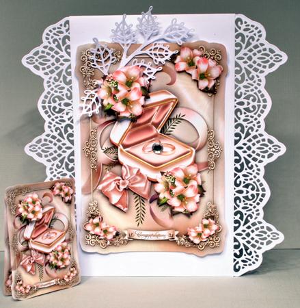 Wedding Engagement Rings Card Mini Kit by Kristina Norbat