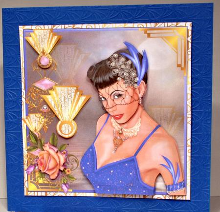 Stunning Flapper Lady No 28 Mini Kit by Kristina Norbat