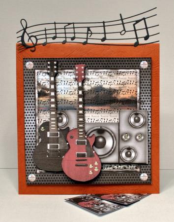 Male Card Life is Music Mini Kit by Kristina Norbat