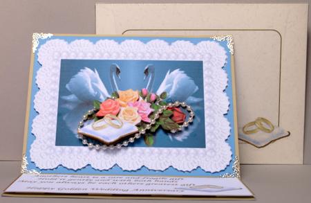 Two Hearts One Love Easel Card Kit by Kristina Norbat
