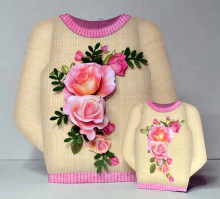 Roses - Jumper Card Mini Kit by Kristina Norbat