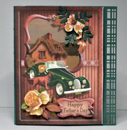 Man's Birthday or Father's Day at the Cottage Card Topper by Kristina Norbat