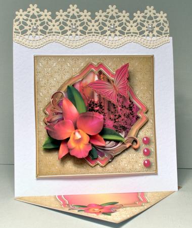 Exotic Orchid Layered Card Mini Kit by Kristina Norbat