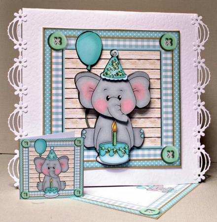Birthday Edwin Mini Kit with Ages by Kristina Norbat