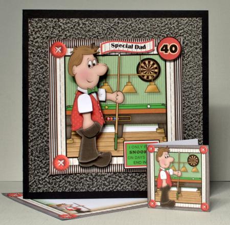 Snooker King Mini Kit. Birthday/father's Day by Kristina Norbat