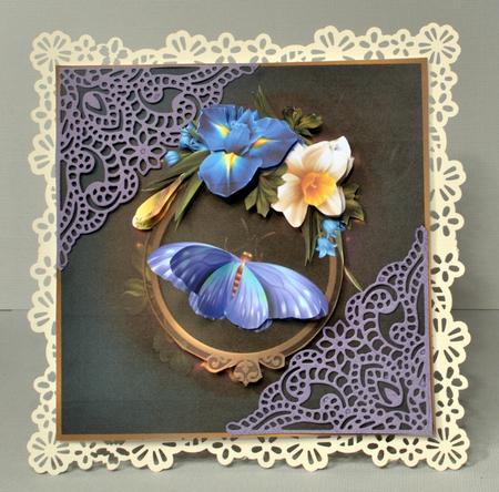 A Sense of Spring 8" Square Card Mini-kit by Kristina Norbat