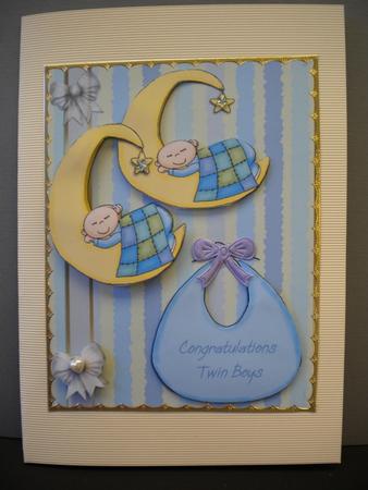 Over the Moon Twin Boys by Kristina Norbat