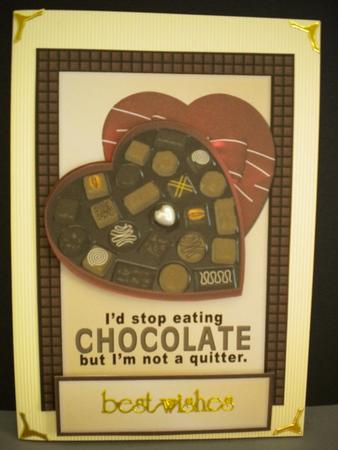 Chocolate Lovers Quick Card by Kristina Norbat
