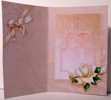 Cream Roses A5 Portrait Insert by Kristina Norbat