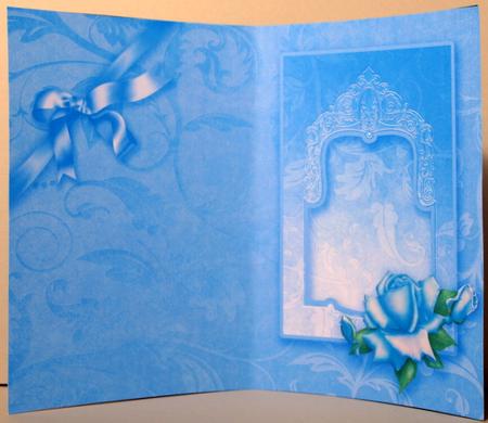 Blue Roses A5 Portrait Insert by Kristina Norbat