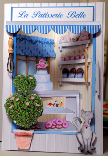 3D Corner Card Kit - the Cake Shop by Kristina Norbat