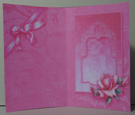 Cool Pink Roses A5 Portrait Insert by Kristina Norbat