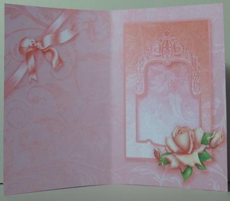 Peach Roses A5 Portrait Insert by Kristina Norbat