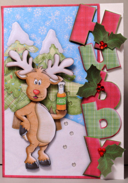 Cheers Deer! Christmas Hubby Over the Side by Kristina Norbat