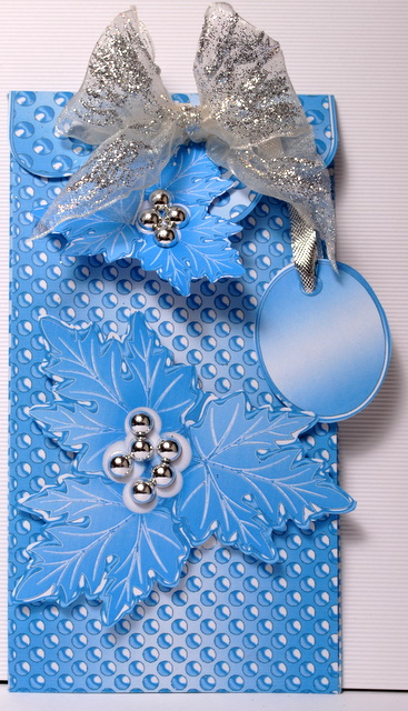 Frosty Snowflakes, Gift Envelope with Christmas Decoupage by Kristina Norbat