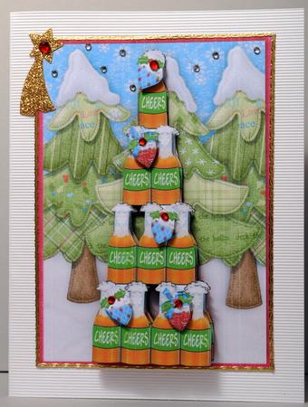 Christmas Cheers 2 a Beer Tree for Men by Kristina Norbat