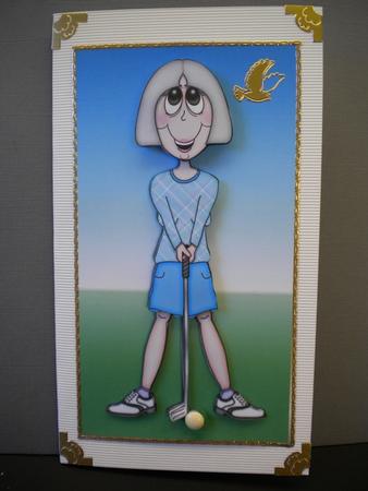 Queen of the Green Golfer by Kristina Norbat