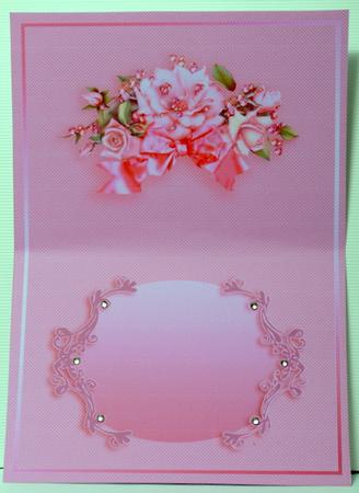 Pink Roses in a Frame Matching A5 Insert by Kristina Norbat