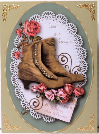 All Things Old -  Card Topper by Kristina Norbat