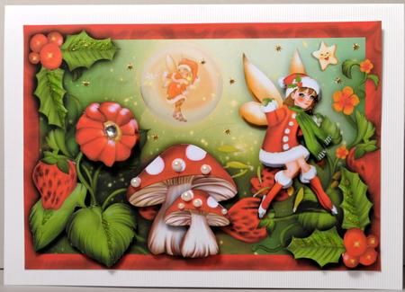 Christmas in Fairyland Topper and Decoupage by Kristina Norbat