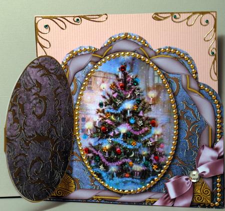 How My Tree Looks Ornate Scalloped Picture and Locket by Kristina Norbat
