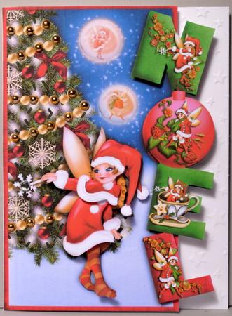 Christmas Fairies Decorate the Tree by Kristina Norbat